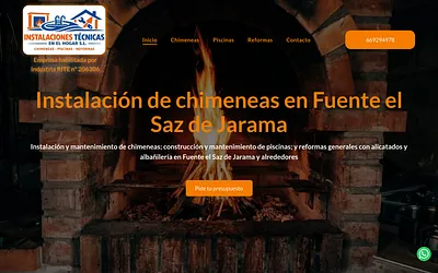 chimeneasypiscinasfuenteelsaz.com snapshot