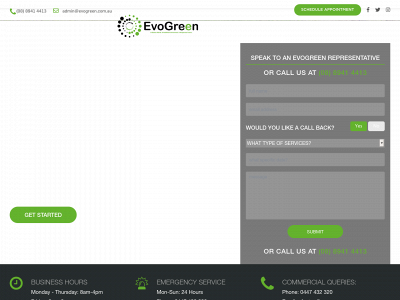 evogreen.com.au snapshot
