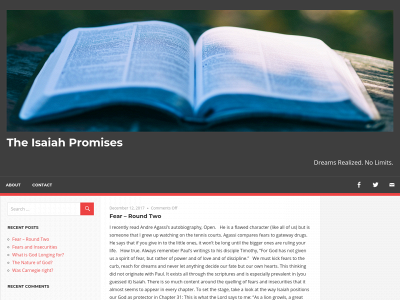 theisaiahpromises.com snapshot