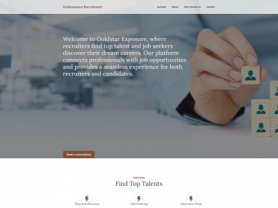 goldexposurerecruitment.co.uk snapshot