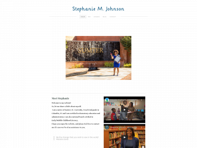 www.stephaniemjohnson.com snapshot