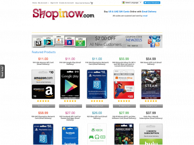 shopinow.com snapshot
