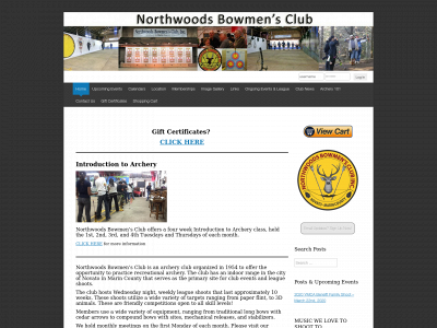 northwoodsbowmensclub.org snapshot
