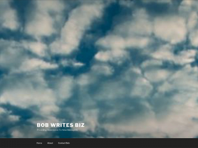 bobwritesbiz.com snapshot