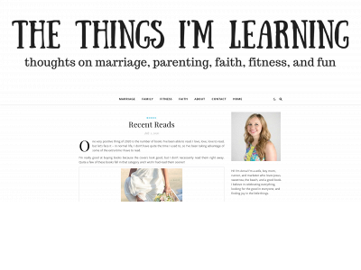 thethingsimlearning.com snapshot