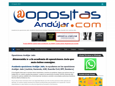 oposicionesjaen.com snapshot
