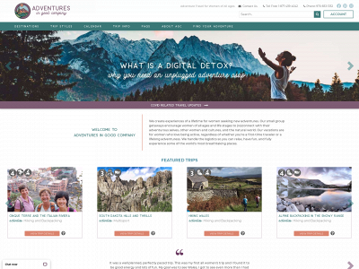 adventuresingoodcompany.com snapshot