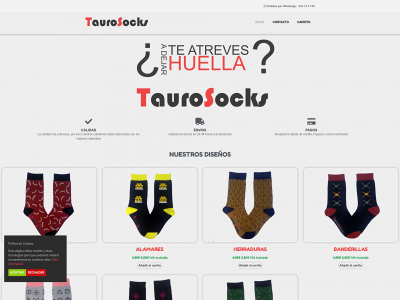 taurosocks.com snapshot