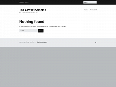 lowestcunning.com snapshot