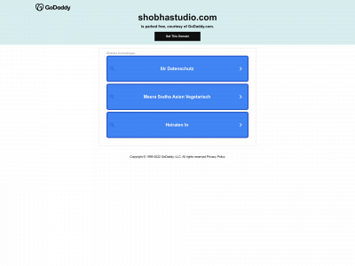 shobhastudio.com snapshot