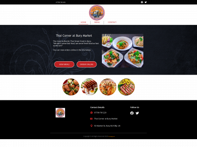 thaicornerbury.co.uk snapshot