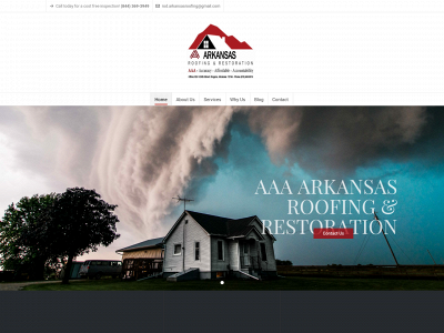 aaaarkansasroofing.com snapshot