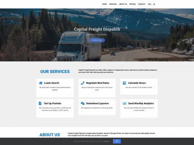 capitalfreightdispatch.com snapshot