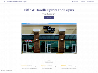 fifthandhandle.com snapshot