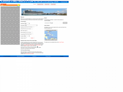 cruisetimetables.com snapshot