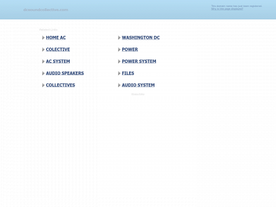 dcsoundcollective.com snapshot