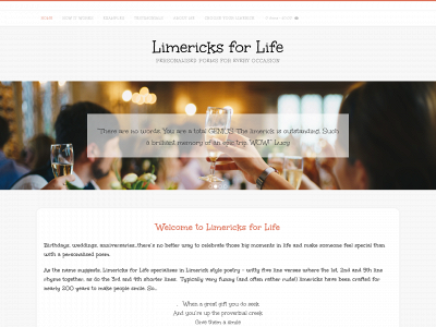 limericksforlife.com snapshot