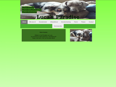 lucas-paradise.be snapshot