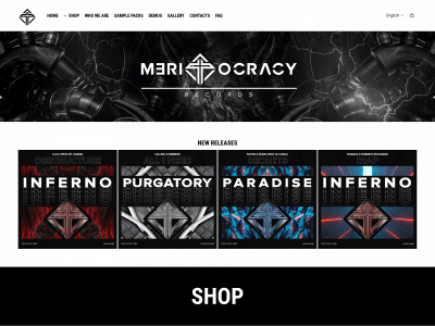 meritocracyrecords.com snapshot
