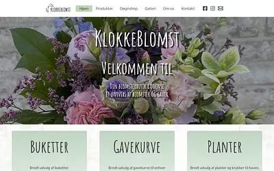 klokke-blomst.dk snapshot