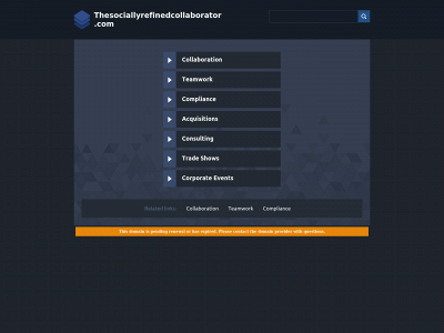 thesociallyrefinedcollaborator.com snapshot