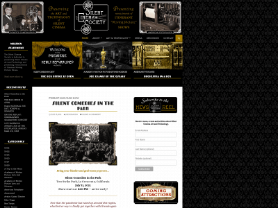 silentcinemasociety.org snapshot