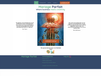 mariageparfait.be snapshot