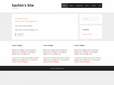 sachinjroy.com snapshot