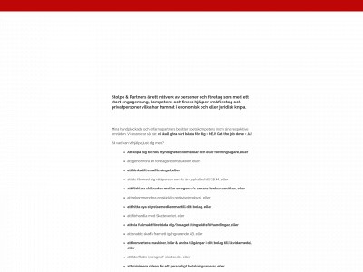 stolpeandpartners.se snapshot