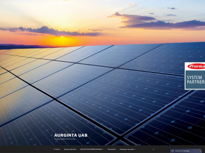 aurginta.lt snapshot