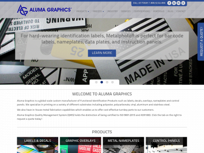 alumagraphics.com snapshot