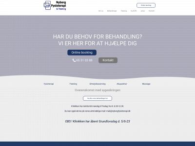 nyborgfysioterapi.dk snapshot