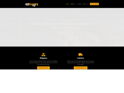 48freight.co snapshot
