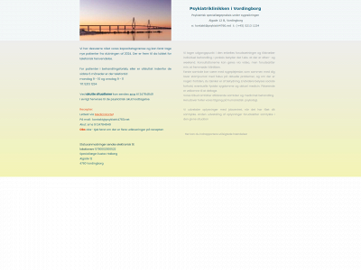 psykiatriklinikken.dk snapshot