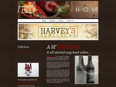 harveyshomegrown.com snapshot