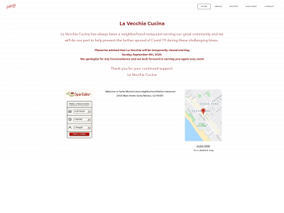 www.lavecchiacucina.com snapshot