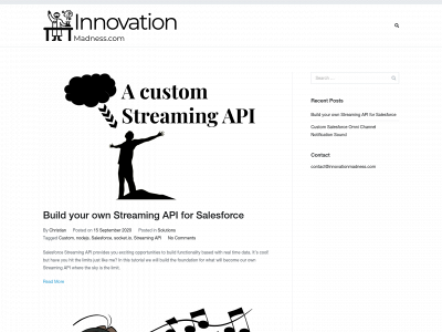 innovationmadness.com snapshot