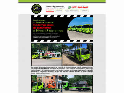 alltowngruas.com snapshot