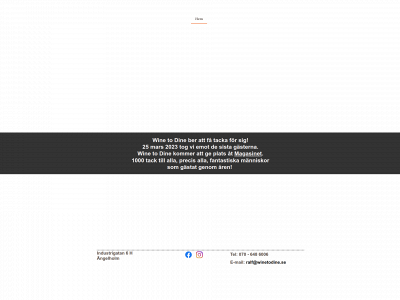 winetodine.se snapshot