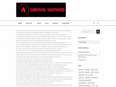 survivalshepherd.com snapshot