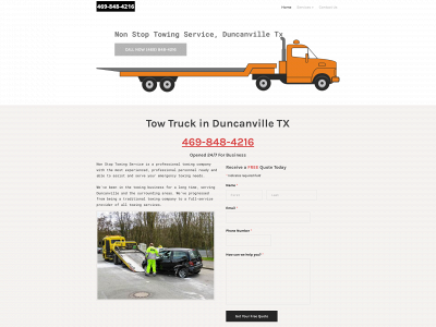 www.duncanvilletowingservice.com snapshot