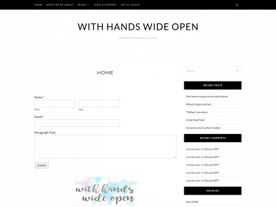 withhandswideopen.com snapshot