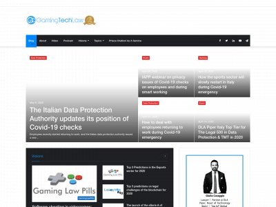 gamingtechlaw.com snapshot