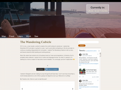 thewanderingcubicle.com snapshot