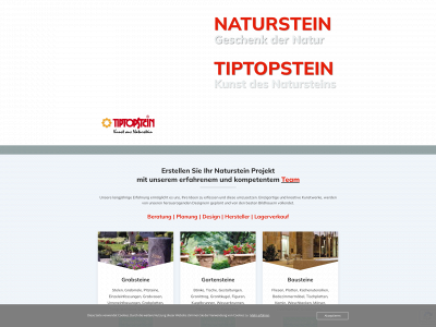 tiptopstein.de snapshot