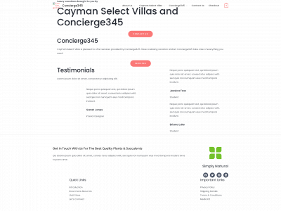 caymanselectvillas.com snapshot