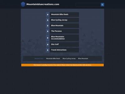 mountainbluecreations.com snapshot