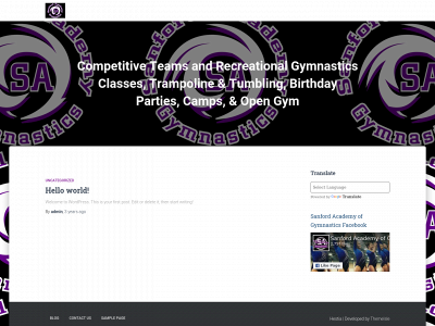 sanfordacademyofgymnastics.com snapshot