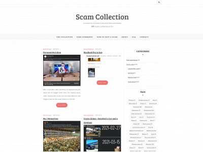 scamcollection.com snapshot