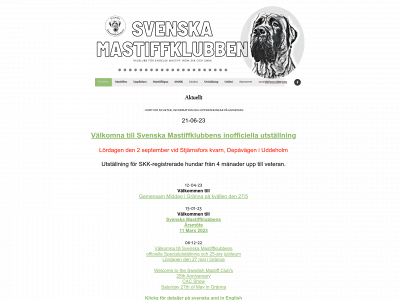 svenskamastiff.com snapshot